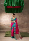 Kalki Silk By Kira Pure Satin Silk With Raw Silk Sarees Online Wholesale